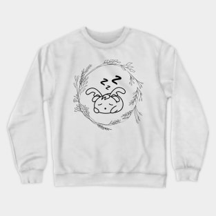 Cute Animal Sleeping Crewneck Sweatshirt